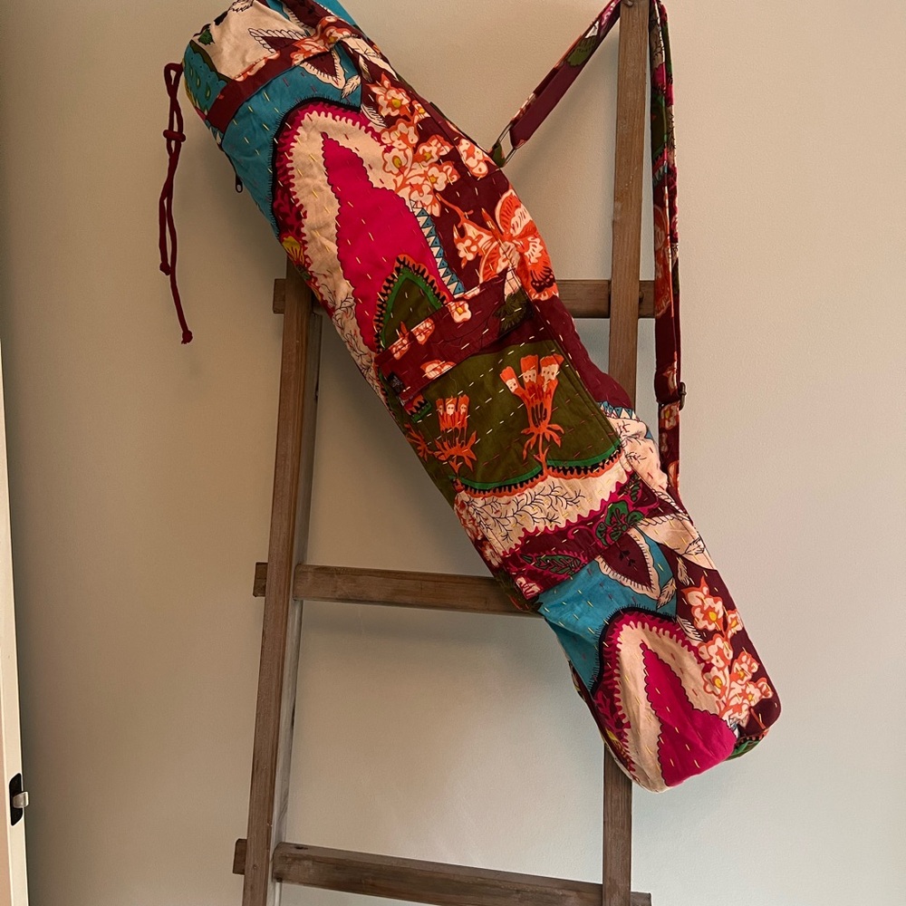 Colorful Patchwork Yoga Mat Bag